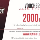 Don shot - Dárkový poukaz 2000 Kč