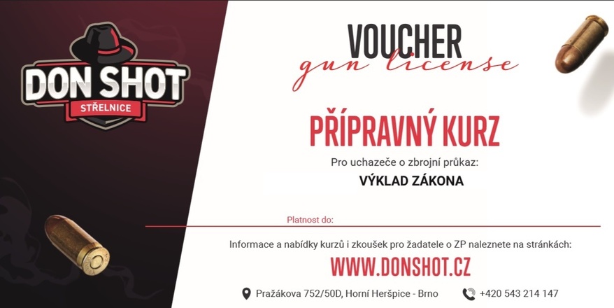 Don shot - Poukaz na výklad zákona o zbraních a střelivu