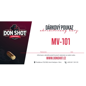 Don Shot - Poukaz na kurz MV-101